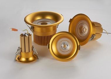 Cambered Surface Recessed LED Downlight With Pure Gold Thread Welding Solid Radiator