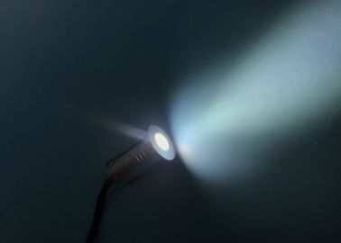 38MM Diameter LED Underwater Pond Light 1.5W 12 / 24VDC IP68  6000K